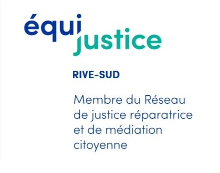 Logo d'Équijustice Rive-Sud, une ressource du répertoire Assisto