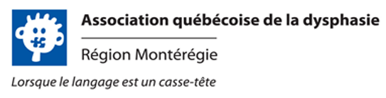 Logo de l'Association québécoise de la dysphasie, une ressource du répertoire Assisto